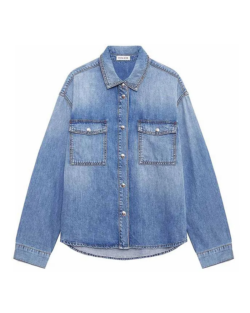 Anine Bing Hemd - Blau Blau
