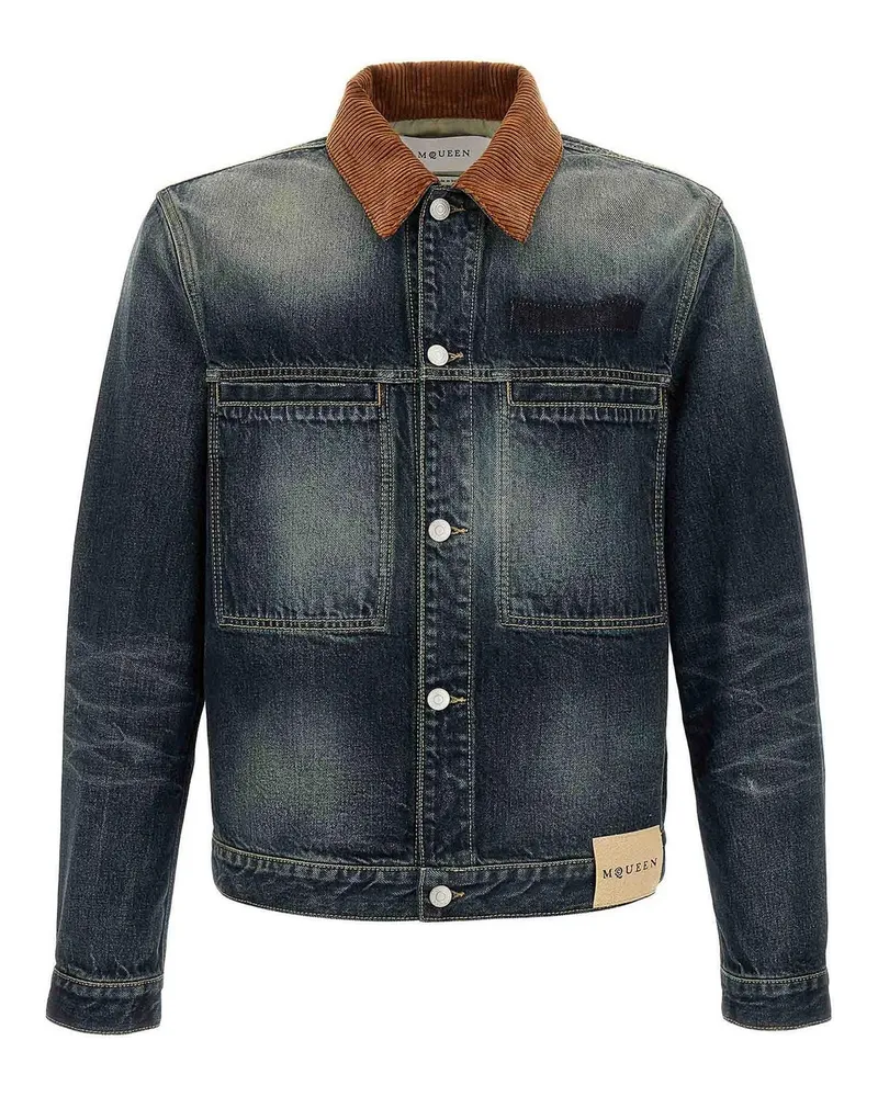 Alexander McQueen Casualjacke - Blau Blau