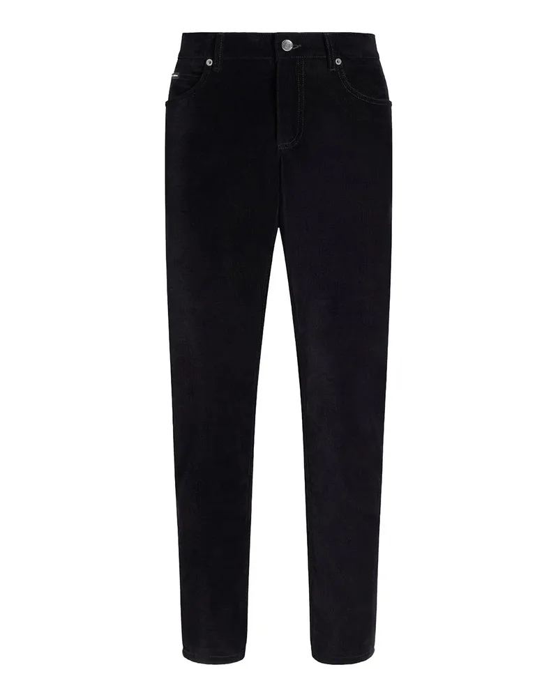 Dolce & Gabbana Casual Hose - Schwarz Schwarz