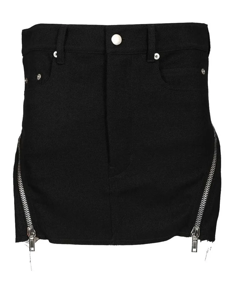 Rick Owens Minirock - Schwarz Schwarz