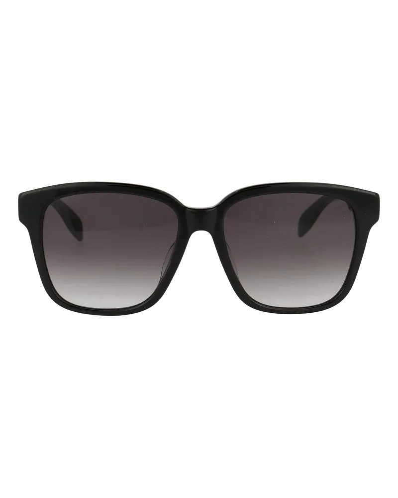 Alexander McQueen Sonnenbrille - Schwarz Schwarz