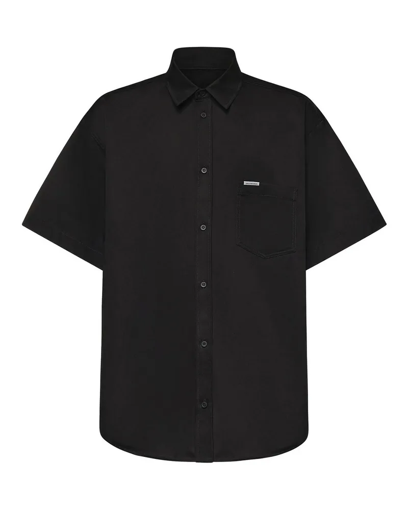 Balenciaga Hemd - Schwarz Schwarz