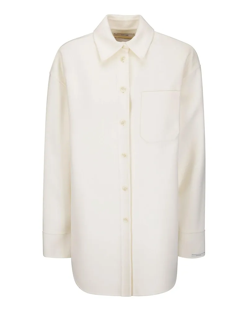 SPORTMAX Kurzer Mantel - Weiß Weiß