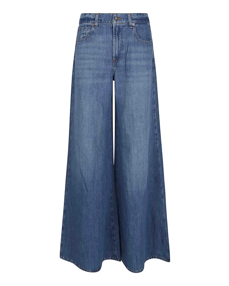 7 for all mankind Bootcut Jeans - Blau Blau