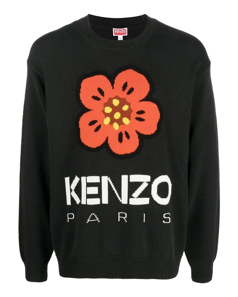 Kenzo Rundhalspullover - Schwarz Schwarz