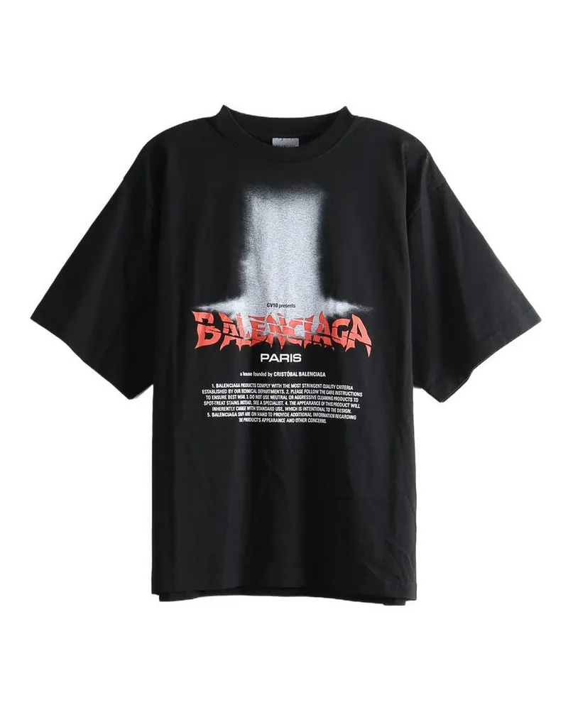 Balenciaga T-Shirt - Schwarz Schwarz