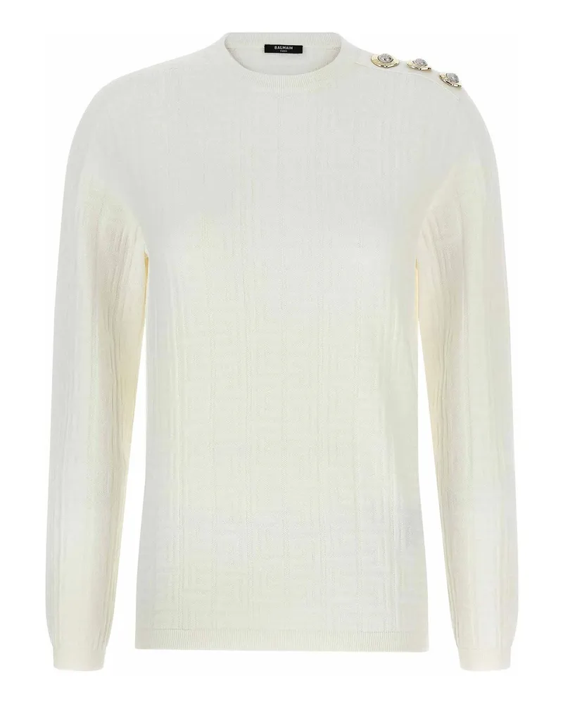 Balmain Top - Weiß Weiß