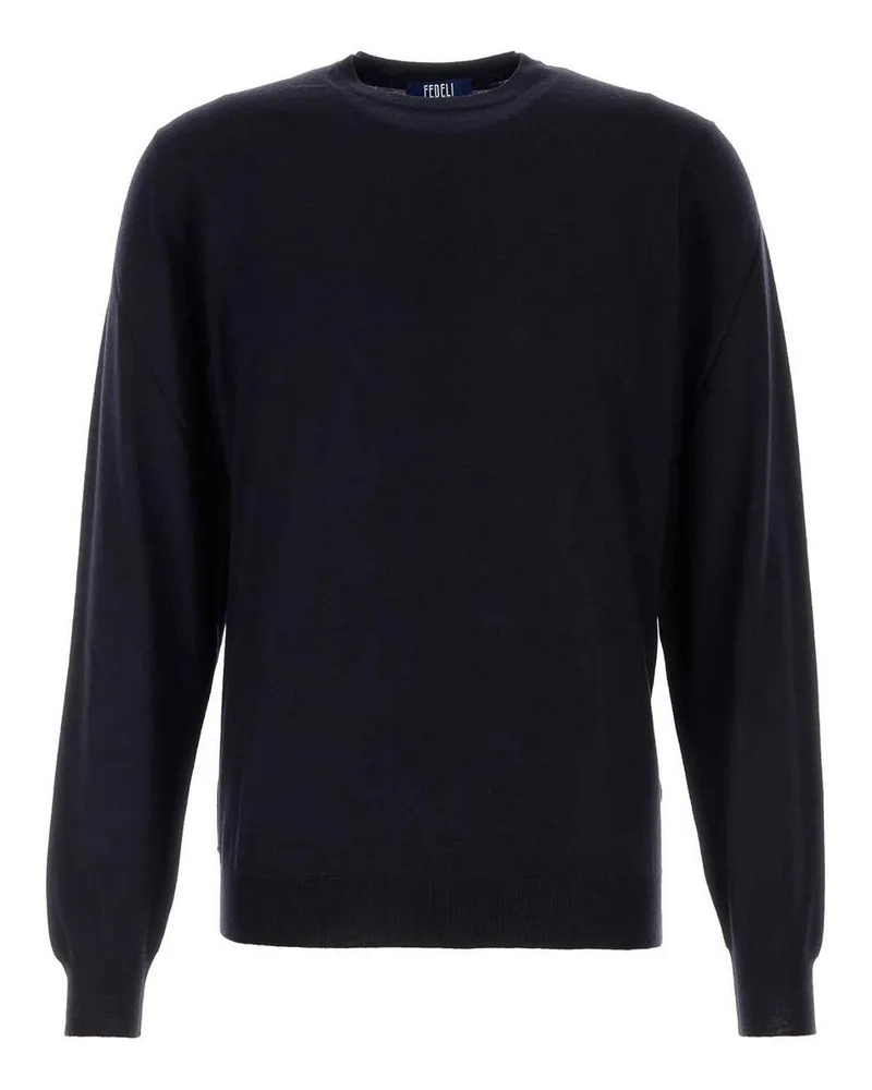 Fedeli U-Boot-Pullover - Blau Blau