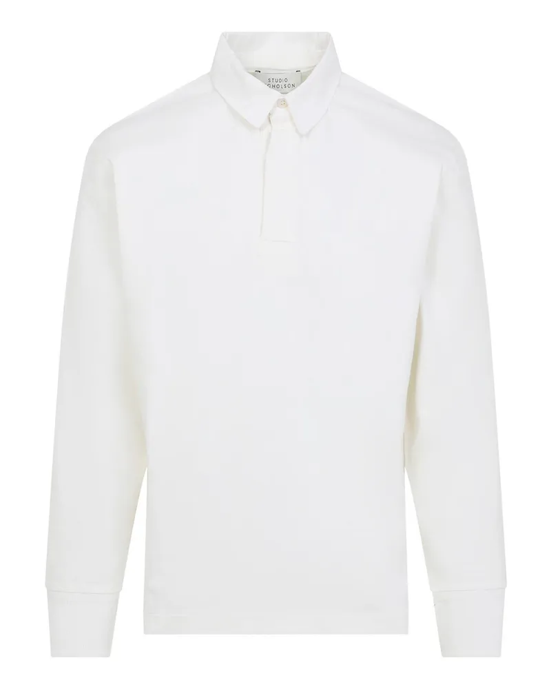 Studio Nicholson Poloshirt - Weiß Weiß