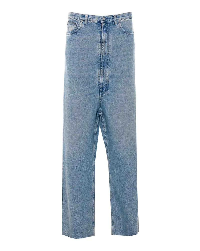 Maison Margiela Straight Leg Jeans - Blau Blau