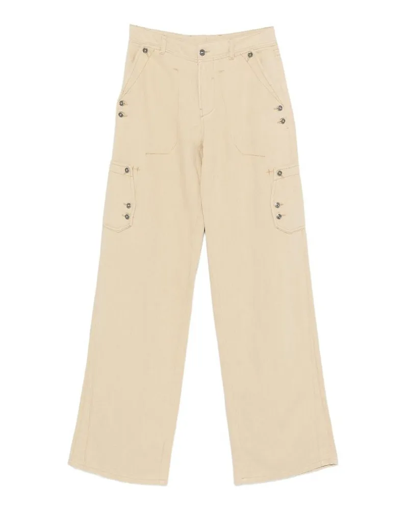Ermanno Scervino Straight Leg Jeans - Beige Beige