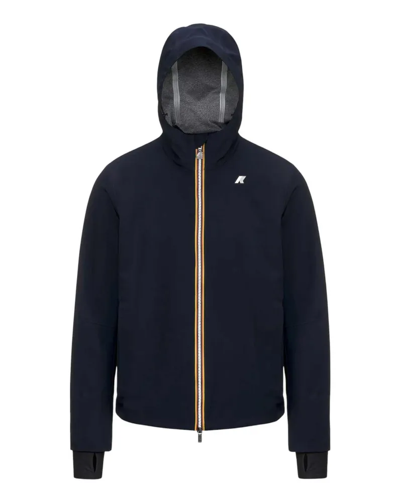 K-Way Knielanger Mantel - Blau Blau