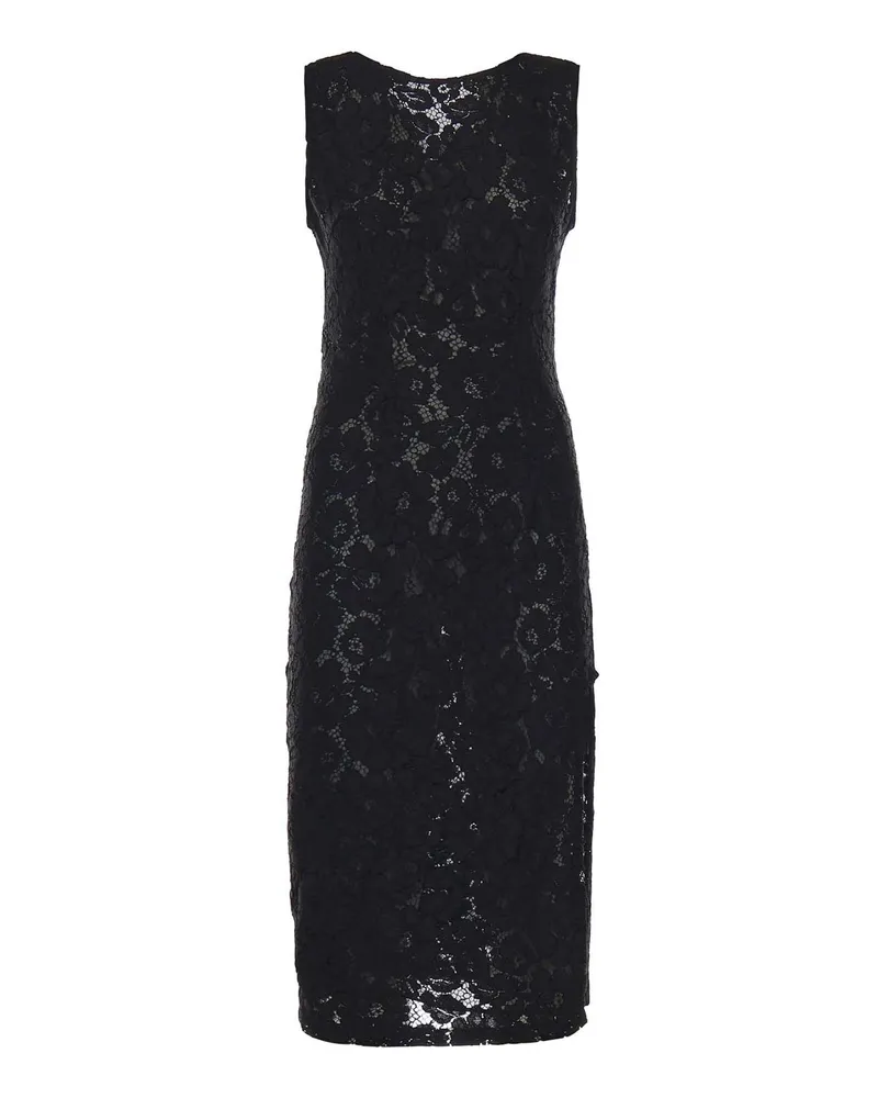 Pinko Knielanges Kleid - Schwarz Schwarz