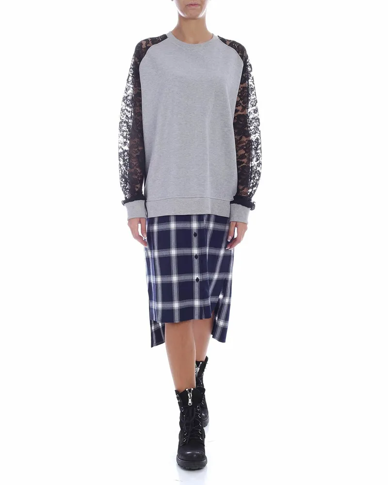 McQ Knielanges Kleid - Grau Grau