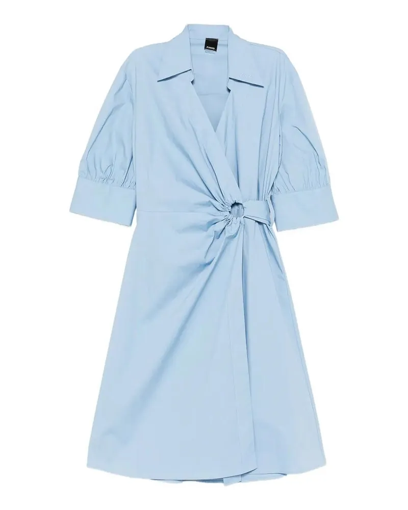 Pinko Knielanges Kleid - Hellblau Hellblau