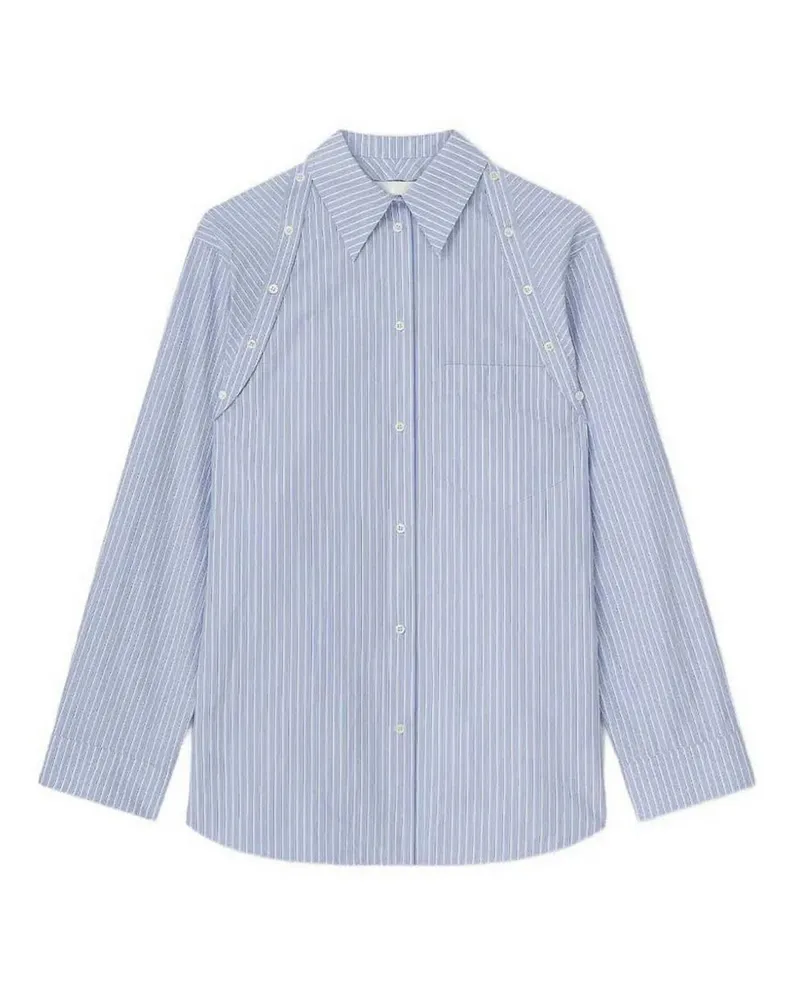 Nanushka Bluse - Blau Blau