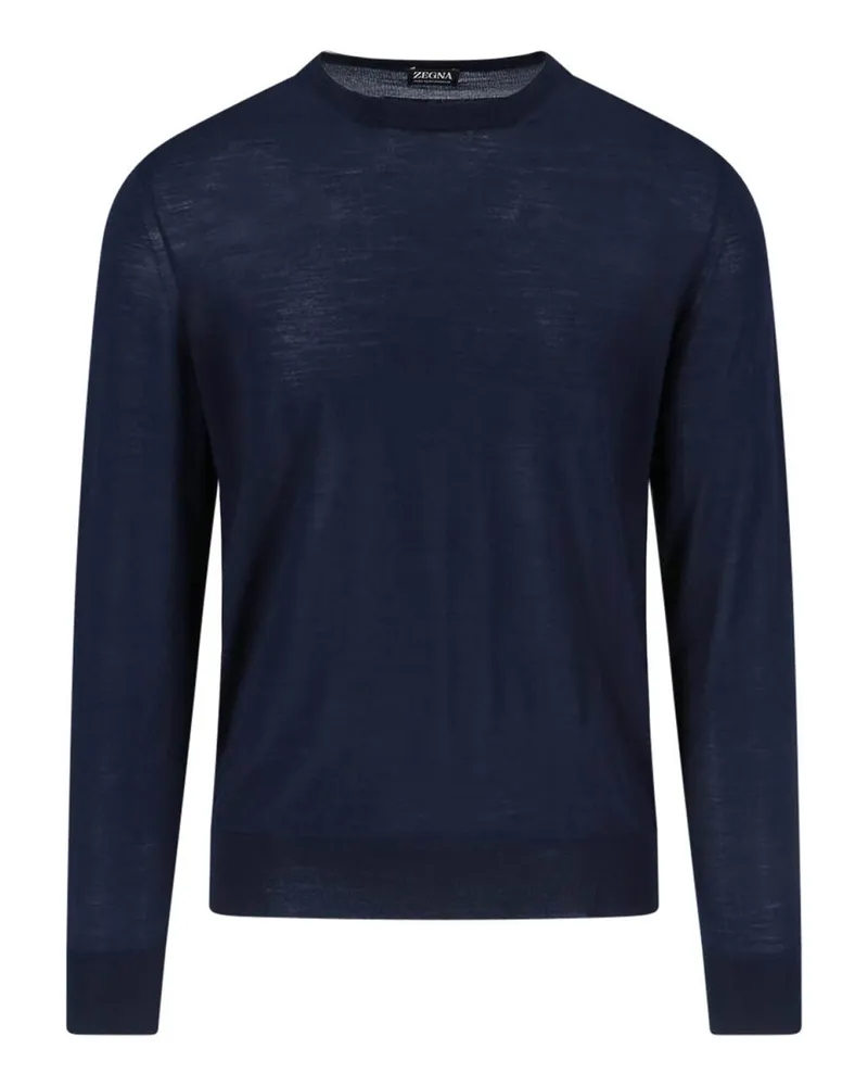 Ermenegildo Zegna U-Boot-Pullover - Blau Blau