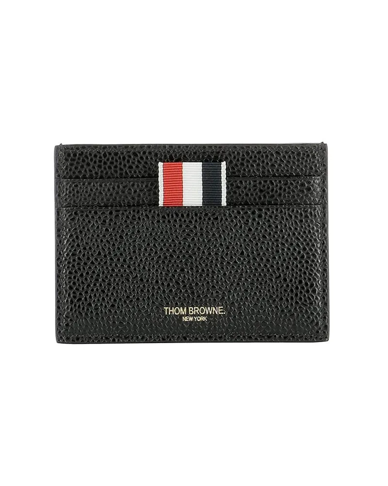 Thom Browne Portemonnaie - Schwarz Schwarz