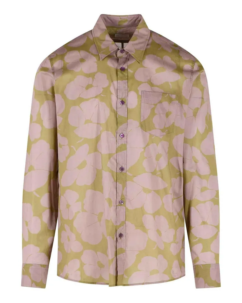 Dries van Noten Hemd - Grün Grün