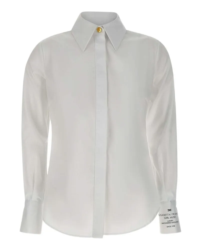 Elisabetta Franchi Hemd - Weiß Weiß