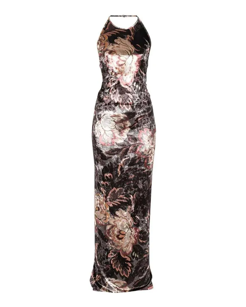 Etro Maxikleid - Schwarz Schwarz