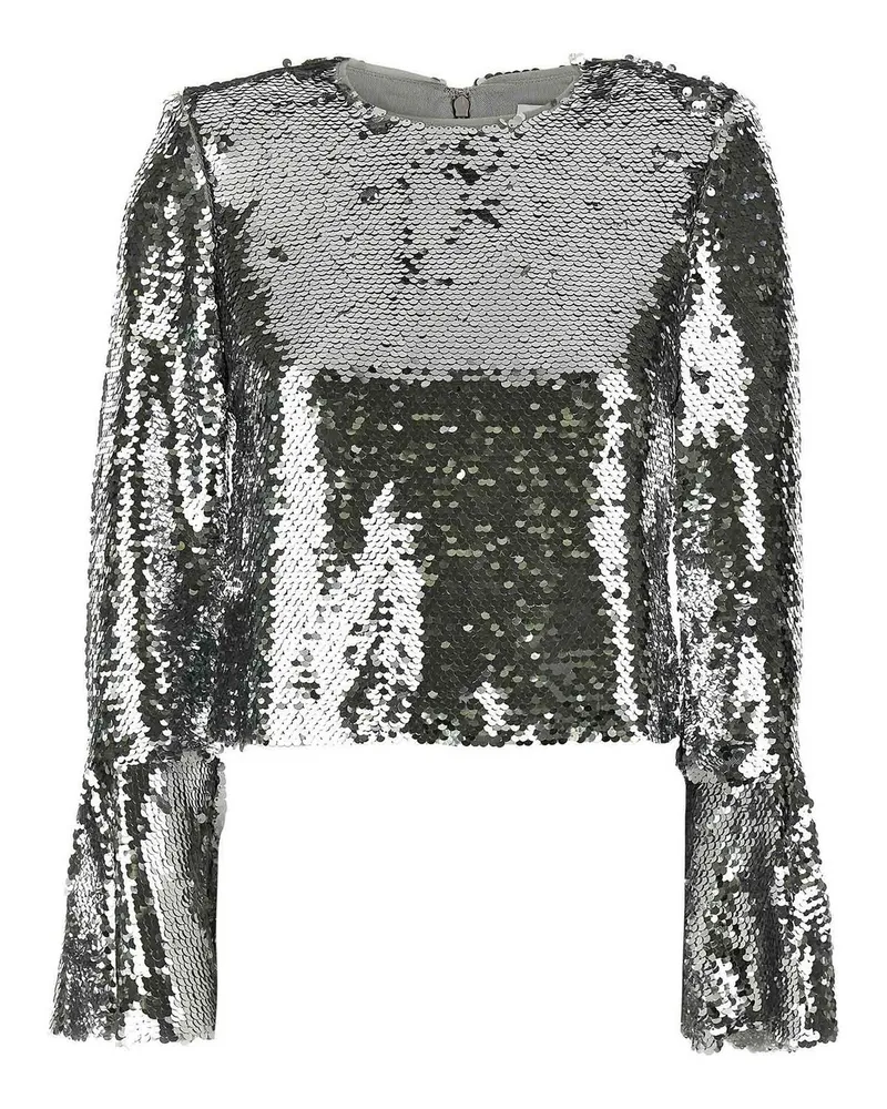 Self-Portrait Schlagjeans - Silber Silber