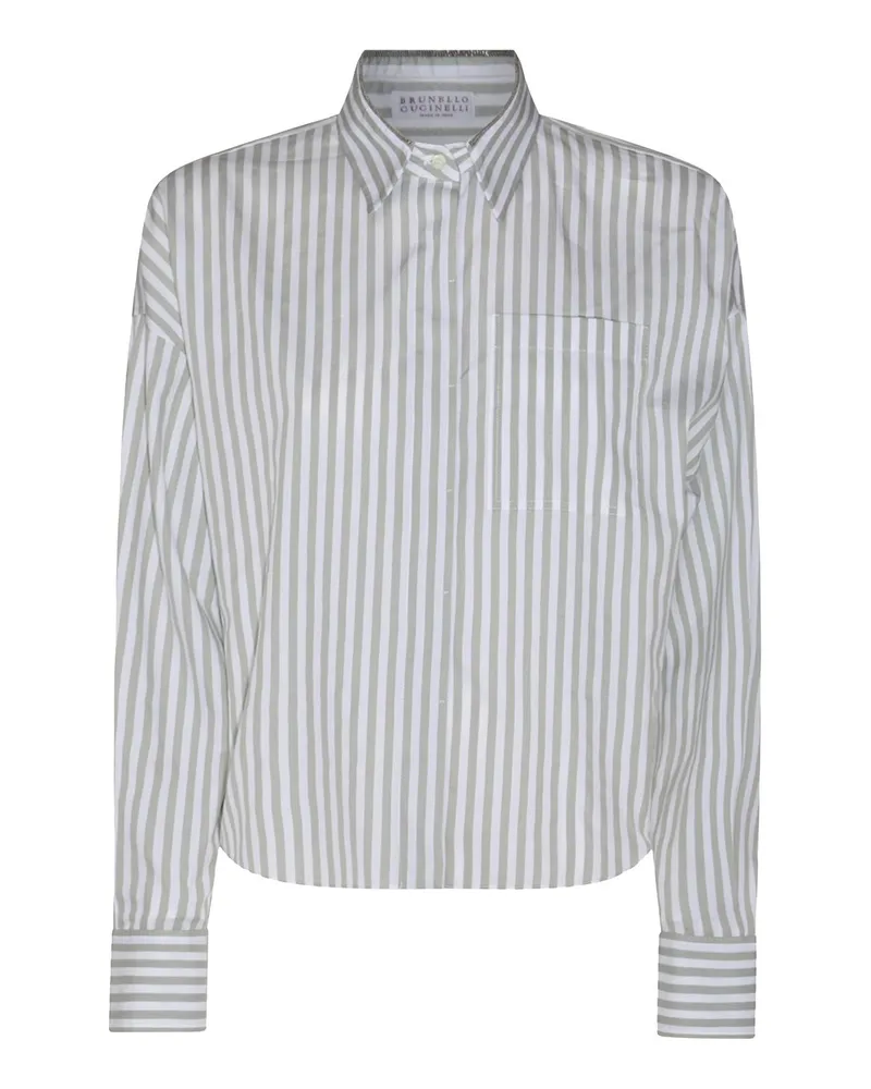 Brunello Cucinelli Hemd - Weiß Weiß