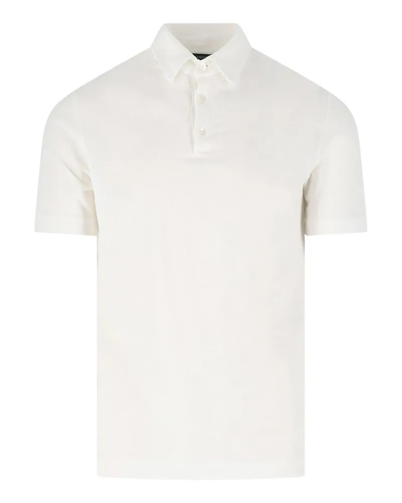 Zanone Poloshirt - Weiß Weiß