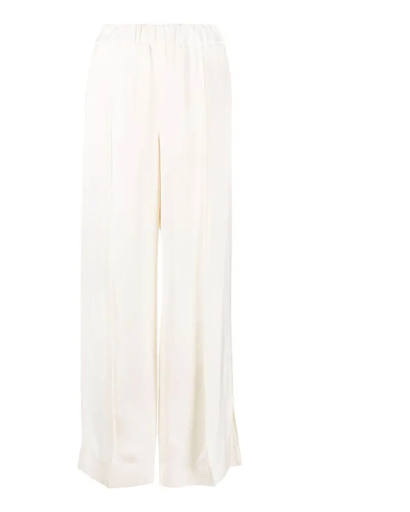 Jil Sander Casual Hose - Beige Weiß