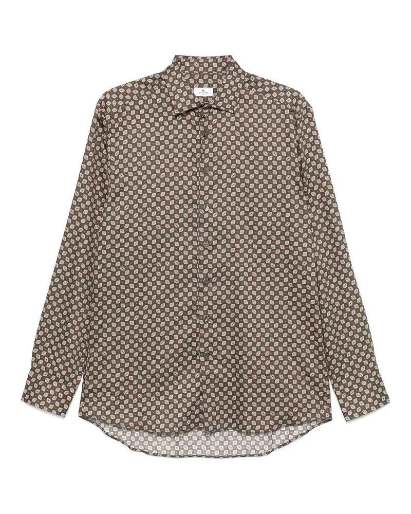 Etro Hemd - Schwarz Schwarz