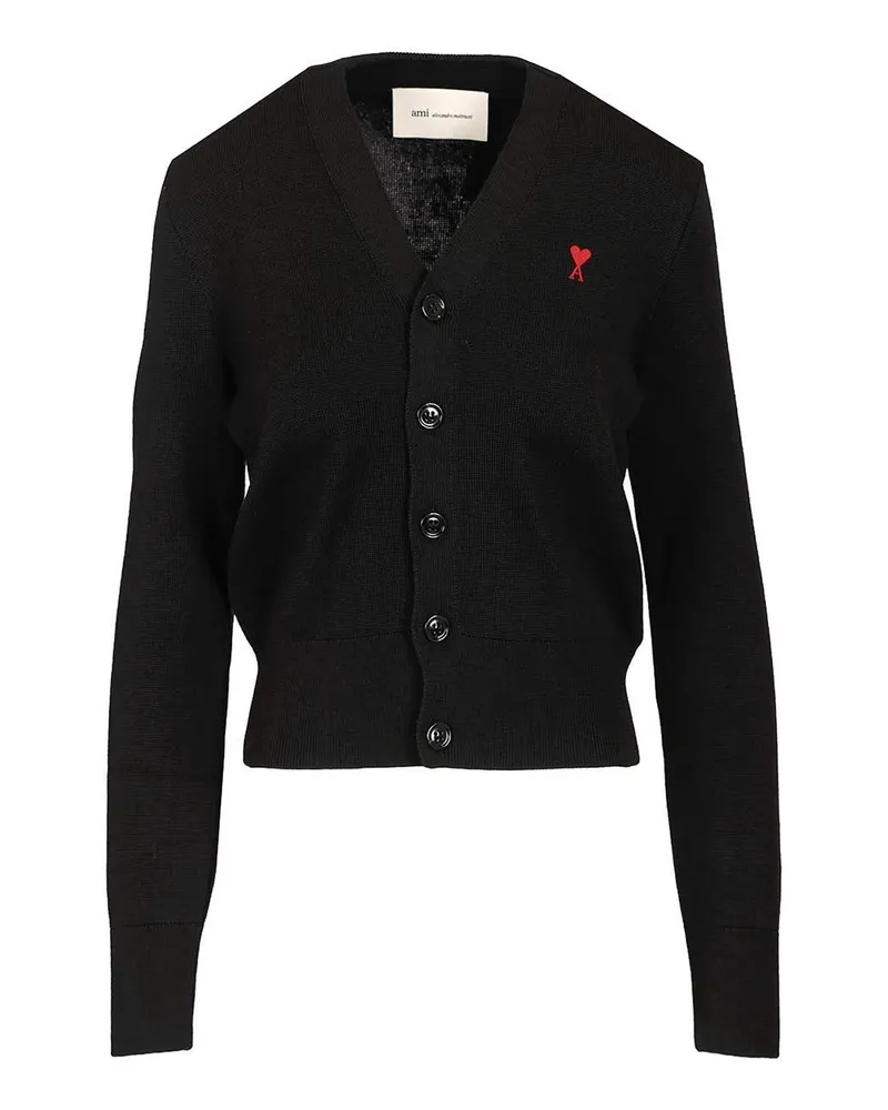AMI Paris Cardigan - Schwarz Schwarz