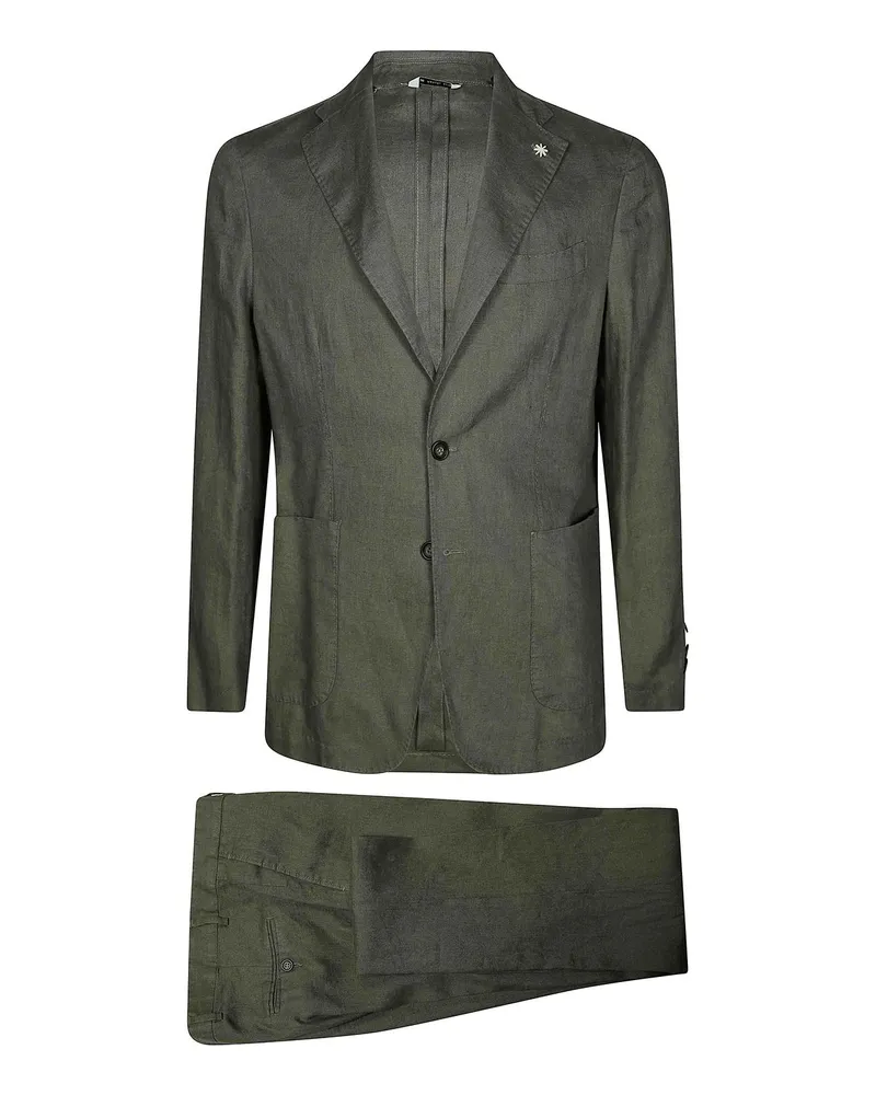 Manuel Ritz Eleganter Anzug - Grün Grün