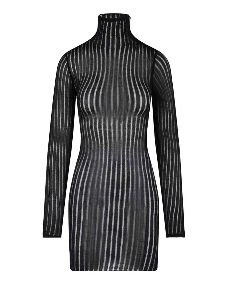 Dondup Kurzes Kleid - Schwarz Schwarz