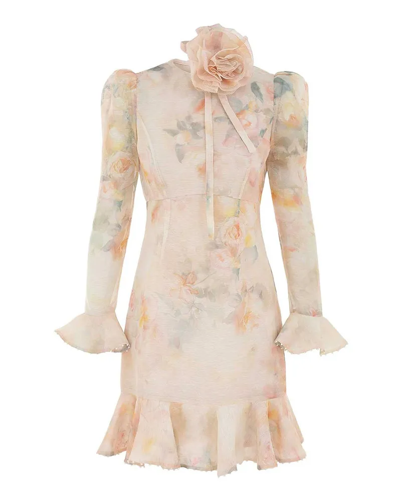 Zimmermann Kurzes Kleid - Bunt Bunt