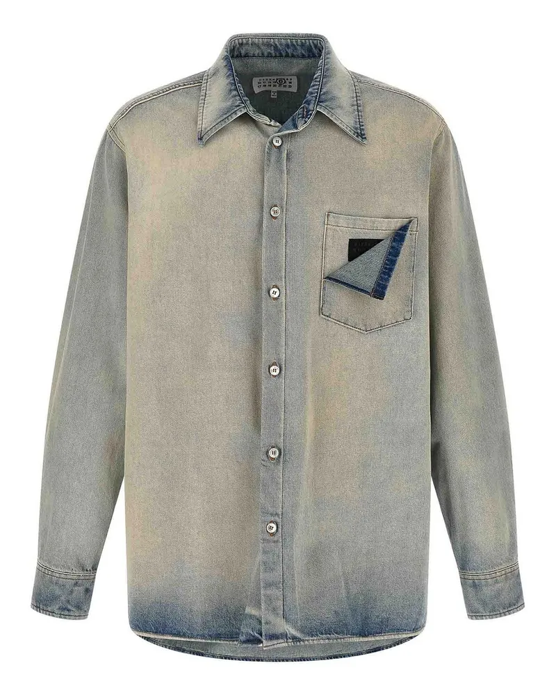 Maison Margiela Hemd - Hellblau Hellblau