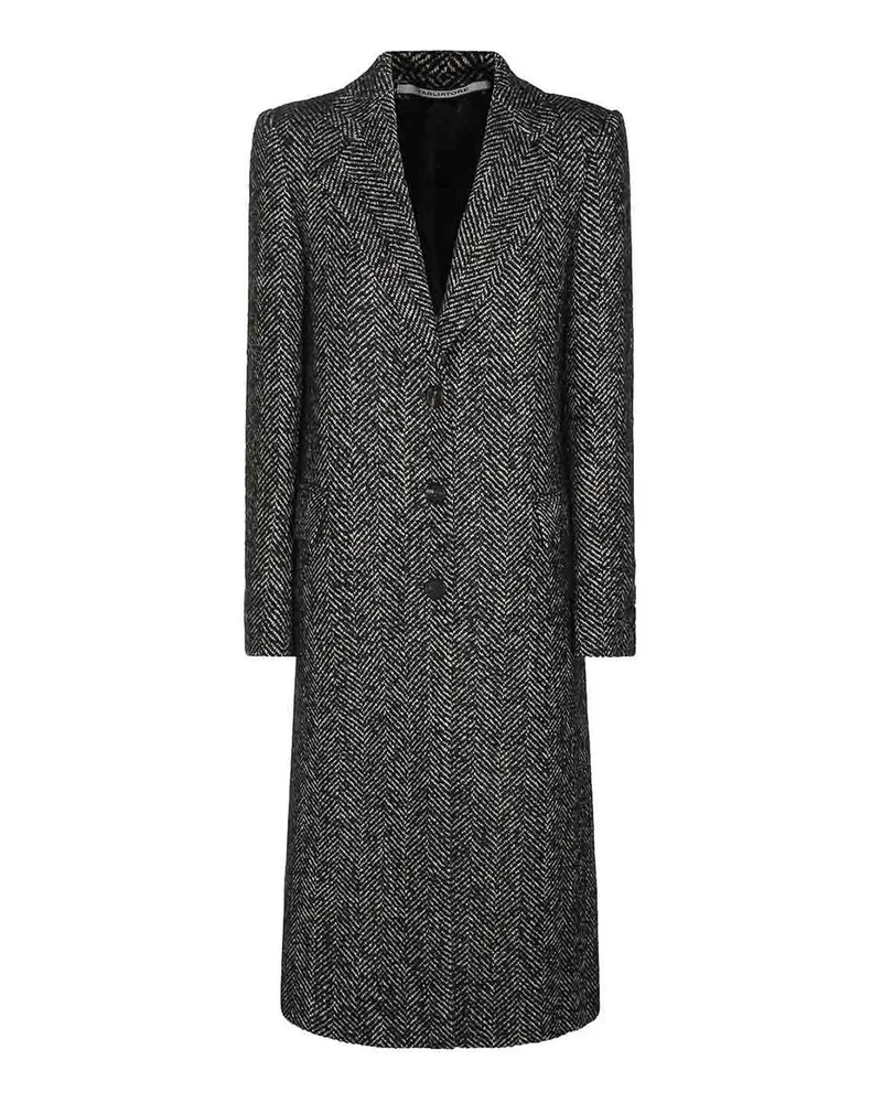 Tagliatore Knielanger Mantel - Schwarz Schwarz