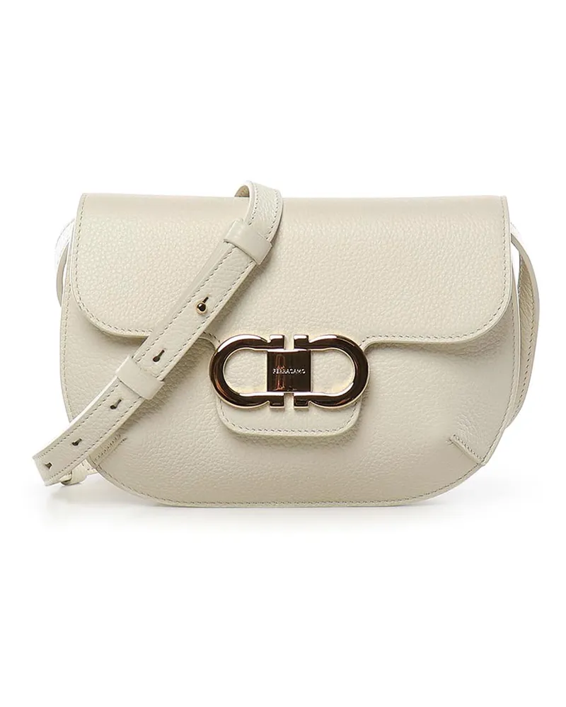 Ferragamo Clutch - Blau Weiß