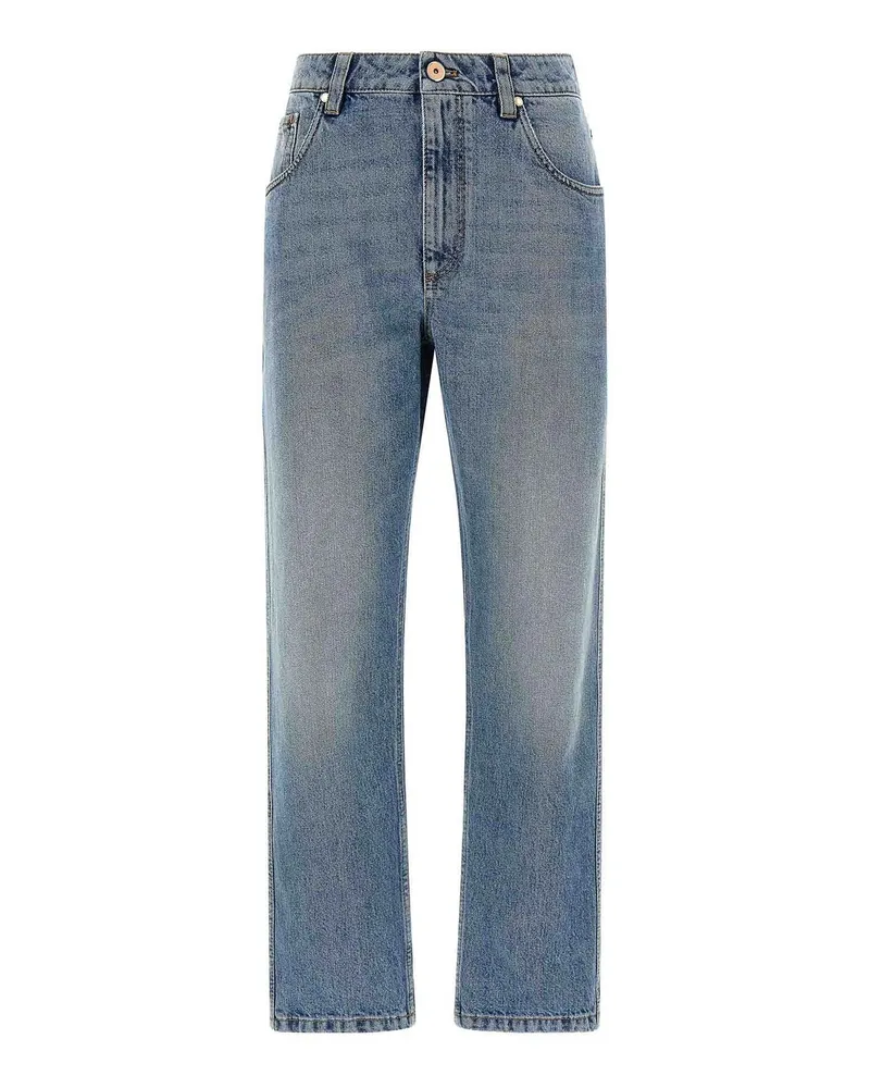 Brunello Cucinelli Straight Leg Jeans - Blau Blau