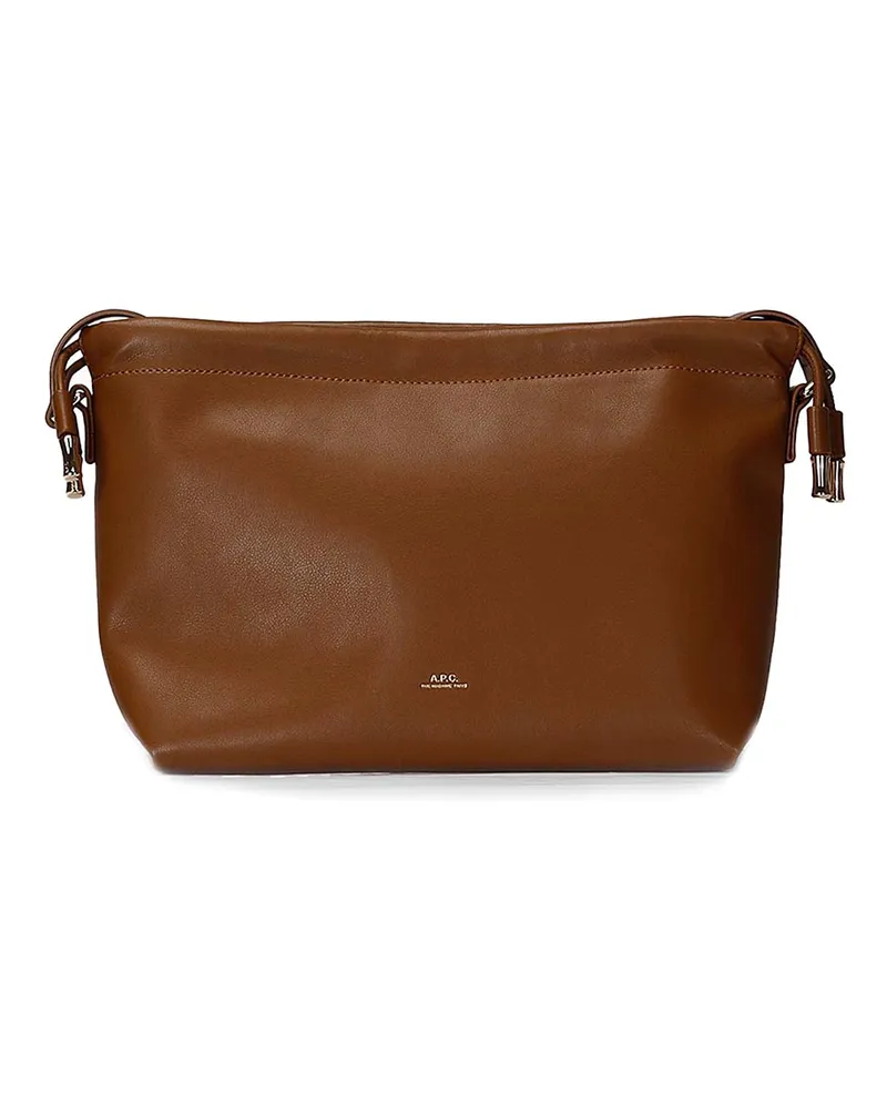 A.P.C. A. P.C. Schultertasche - Camel Camel
