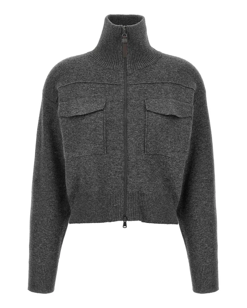 Brunello Cucinelli Cardigan - Grau Grau