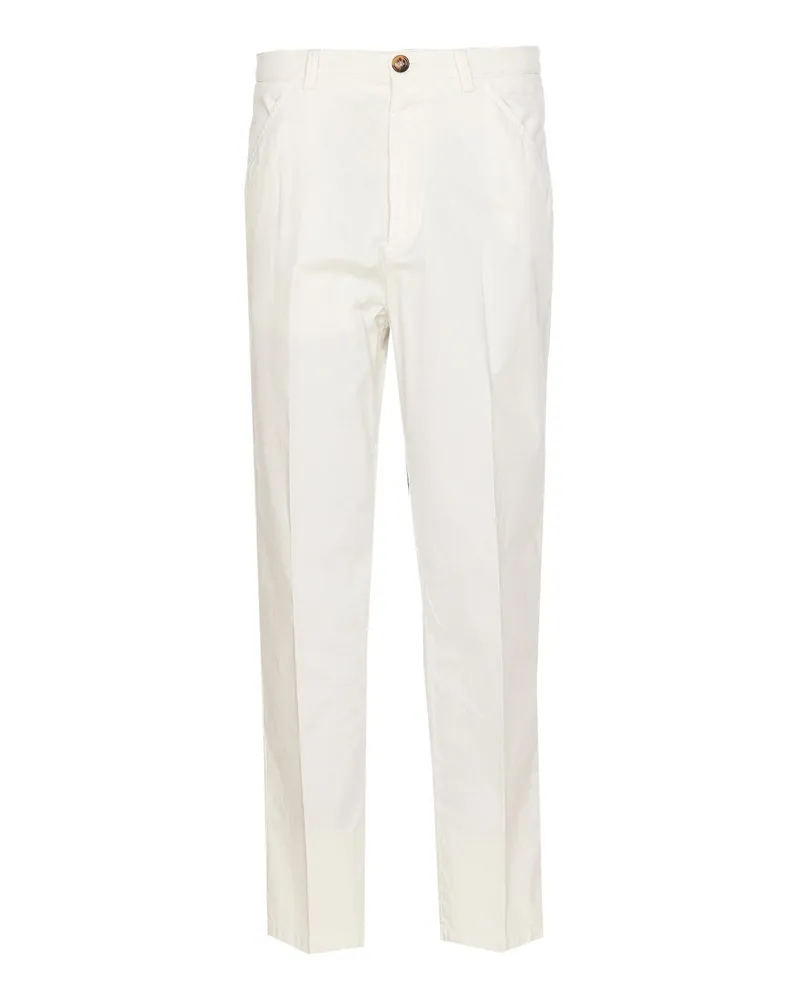 Brunello Cucinelli Casual Hose - Weiß Weiß