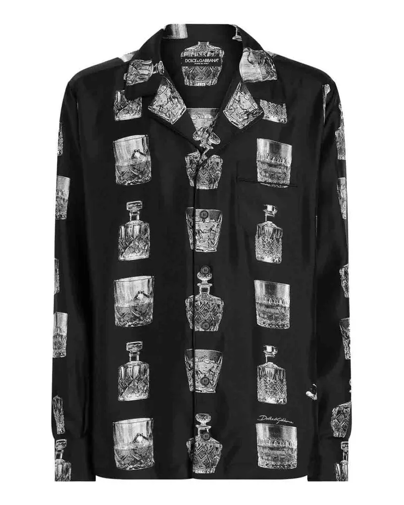 Dolce & Gabbana Hemd - Schwarz Schwarz
