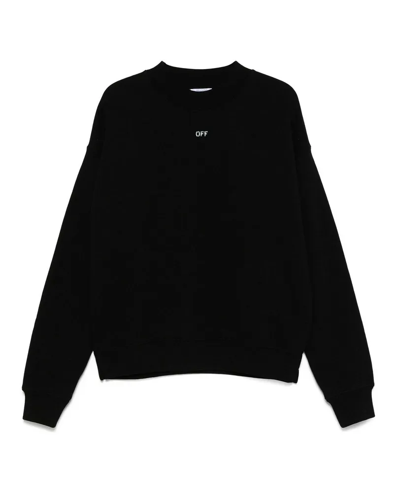 OFF-WHITE Rundhalspullover - Schwarz Schwarz