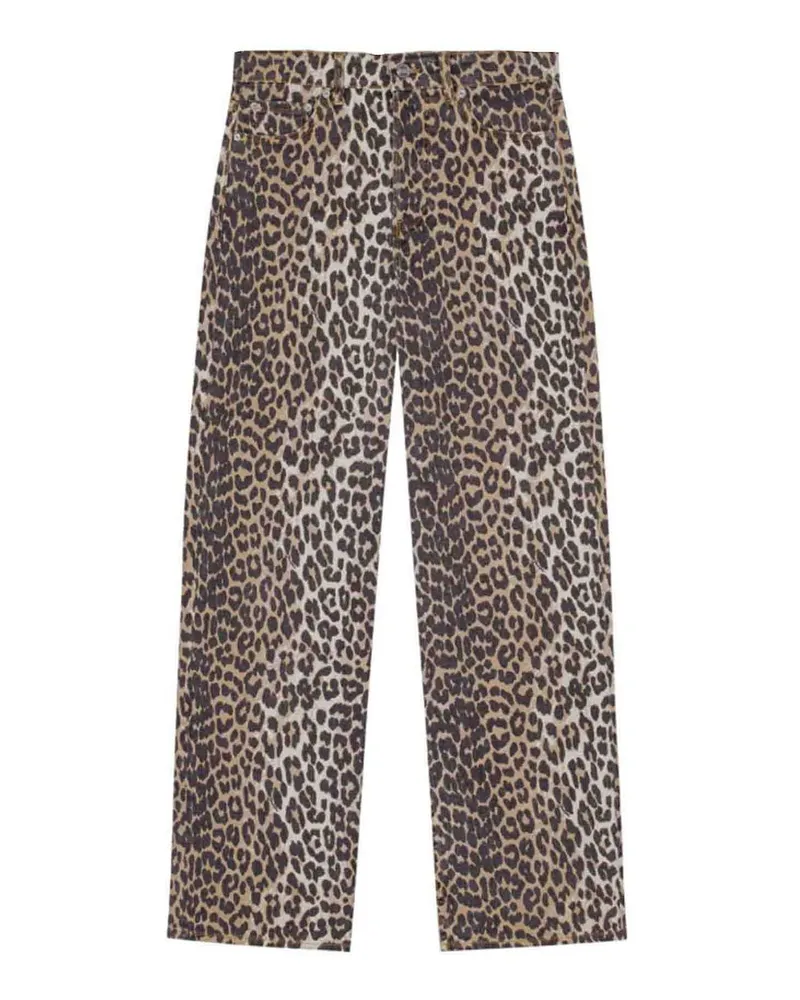 Ganni Bootcut Jeans - Braun Braun