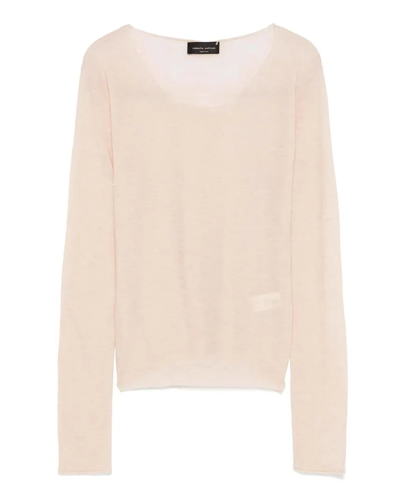 Roberto Collina Rundhalspullover - Beige Beige