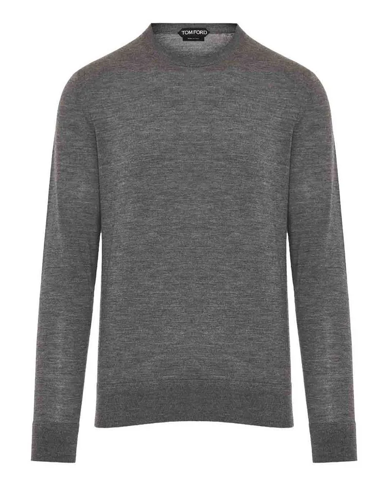Tom Ford Rundhalspullover - Grau Grau