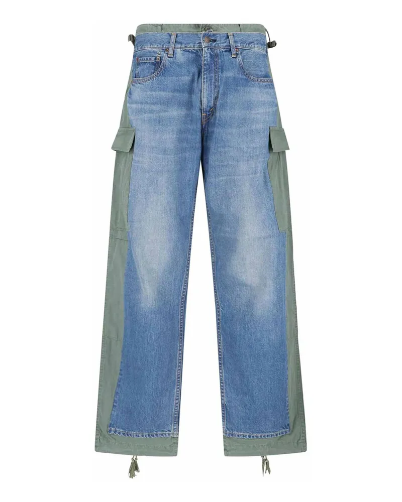 Junya Watanabe Straight Leg Jeans - Blau Blau