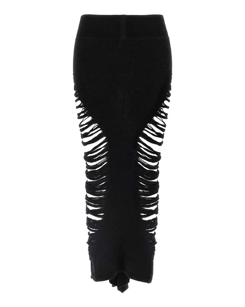 Rick Owens Midirock - Schwarz Schwarz
