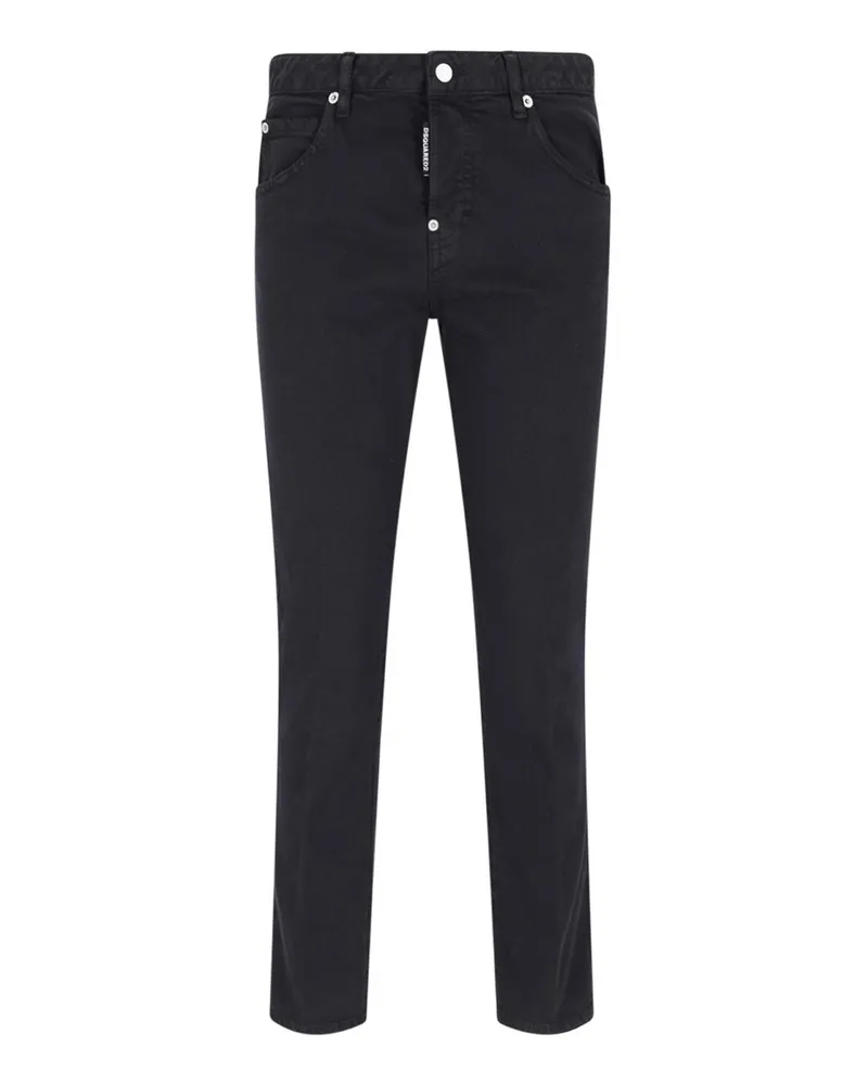 Dsquared2 Straight Leg Jeans - Schwarz Schwarz