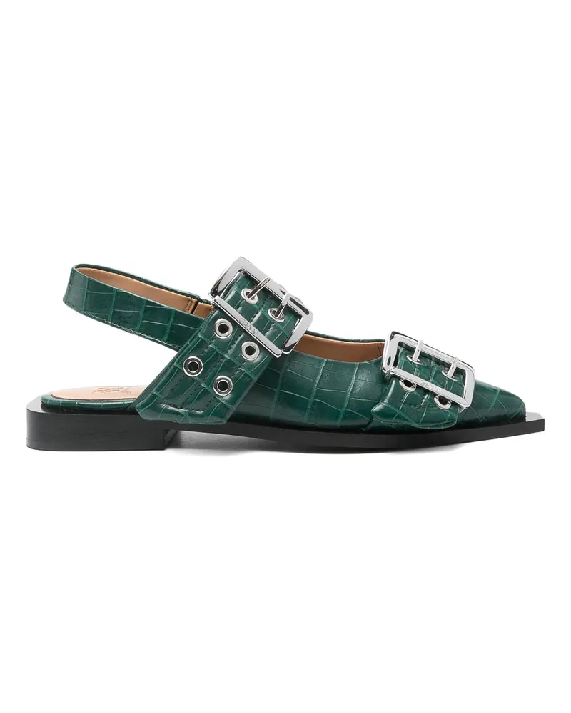 Ganni Sandalen - Grün Grün